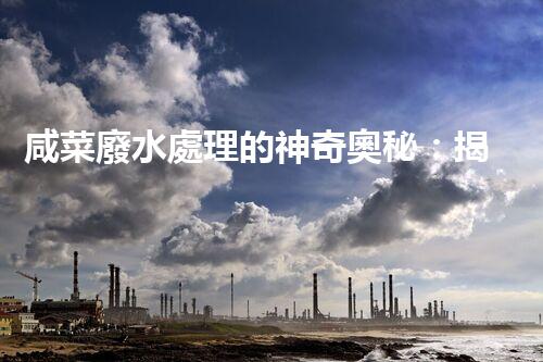咸菜廢水處理的神奇奧秘：揭秘高效凈化新技術(shù)！